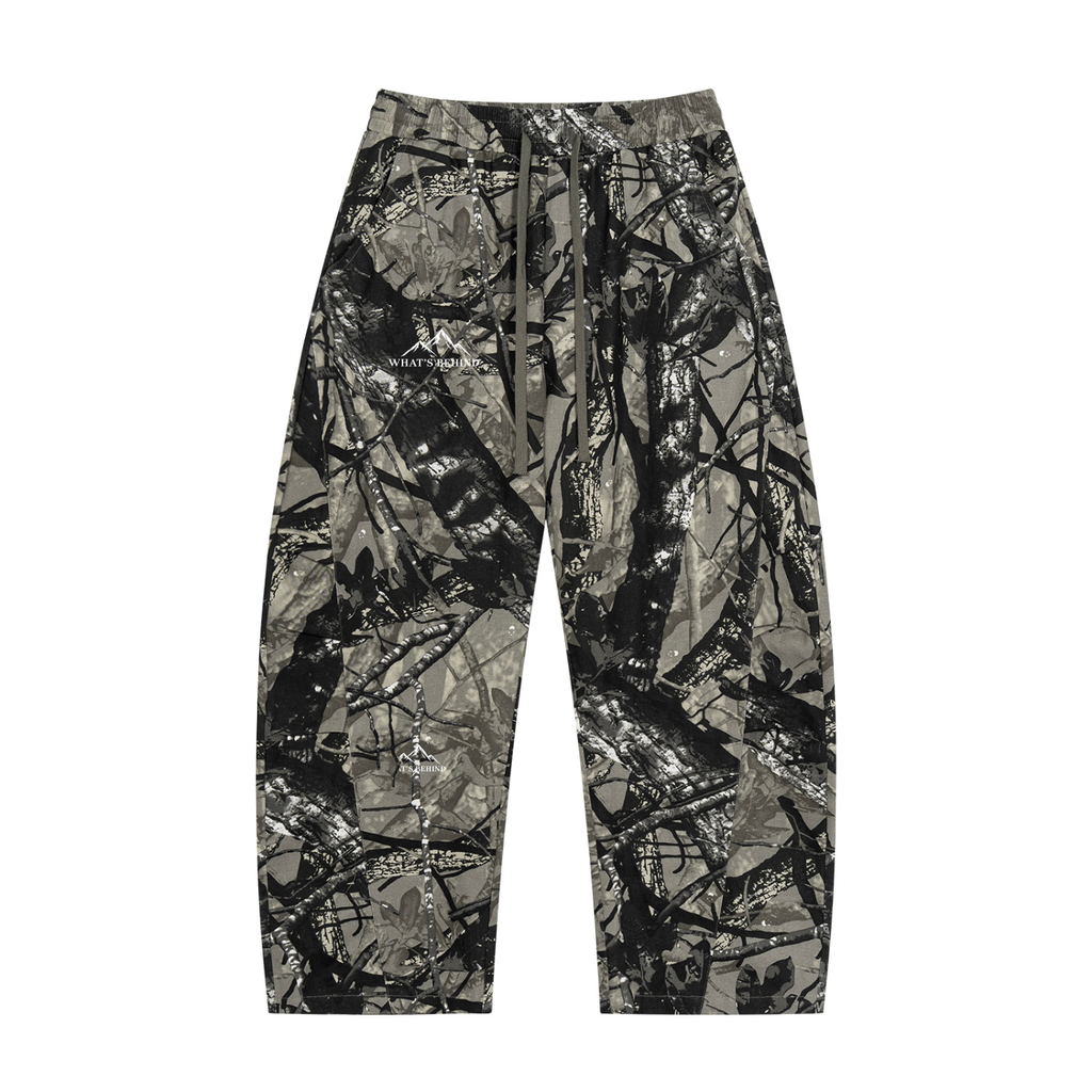 Unisex Tree Camo Barrel Leg Pants