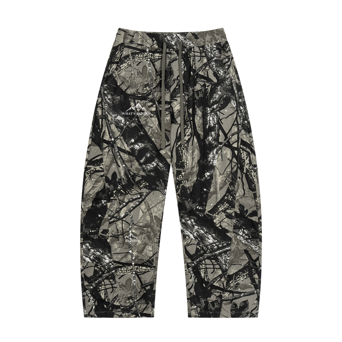 Unisex Tree Camo Barrel Leg Pants